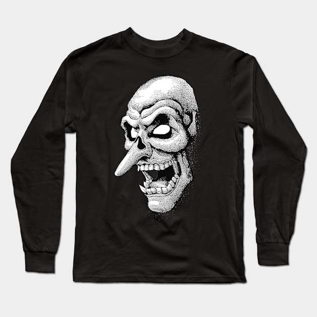 Long Nose Mask Long Sleeve T-Shirt by DeathAnarchy